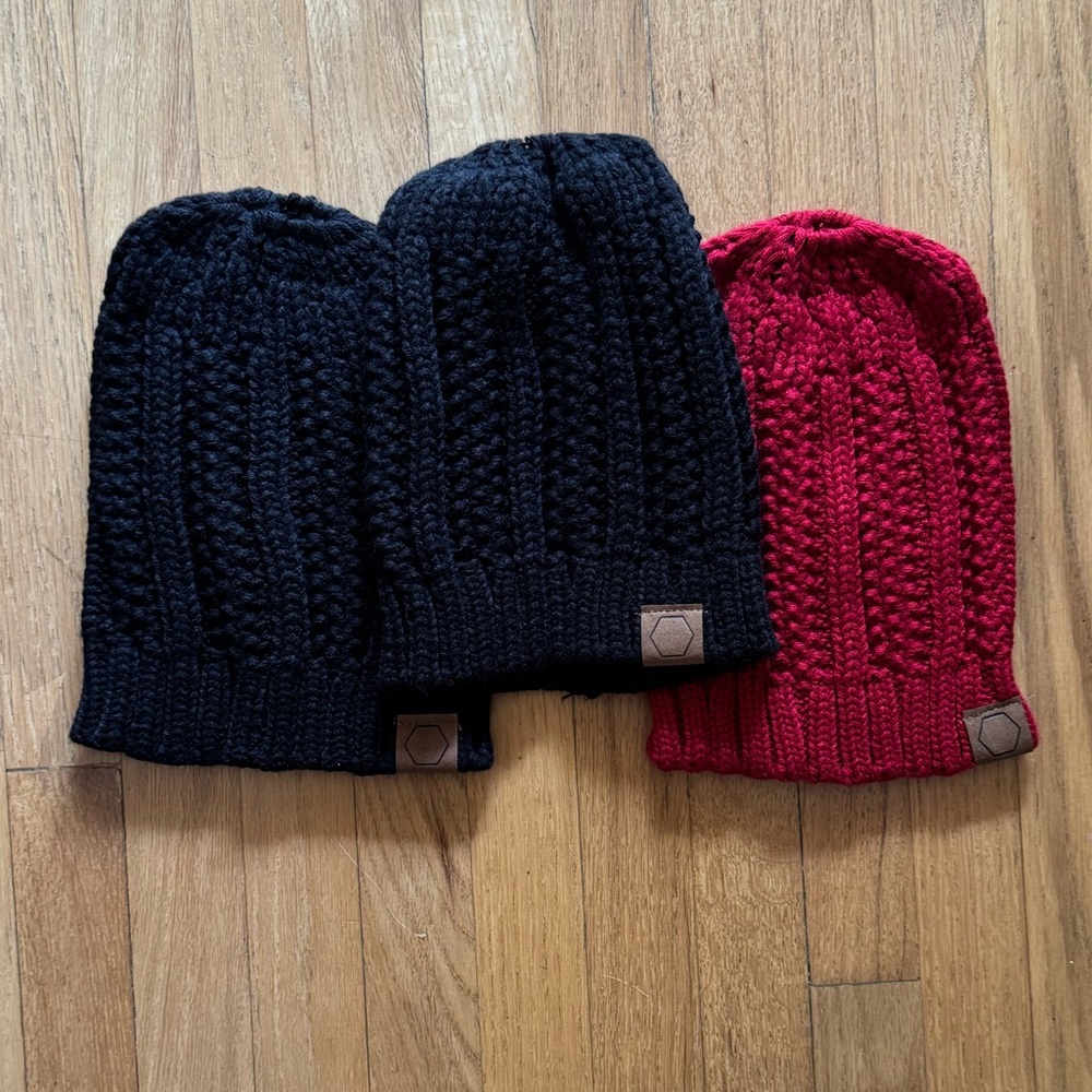 3 Simple Addiction Beanies Bundle Set